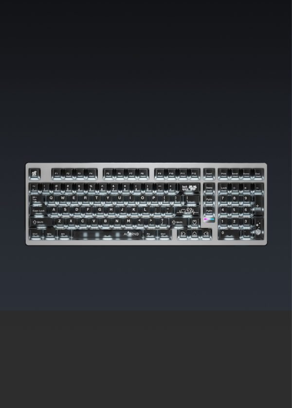 Max102 Mechanical Keyboard - Full-Size, Three-Mode, Customizable Layout.